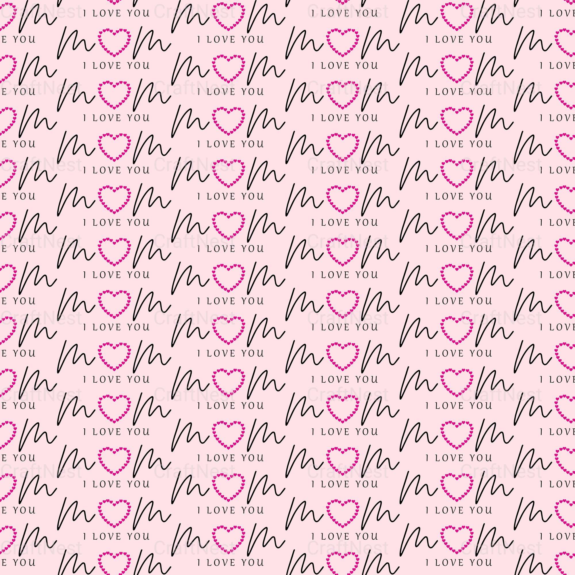 Mother's Day Sublimation Digital Paper - CraftNest - Digital Crafting and Art