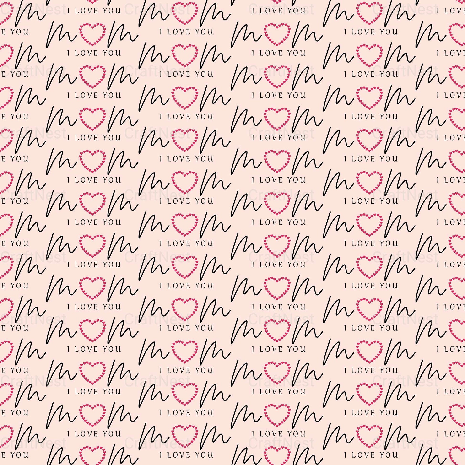 Mother's Day Sublimation Digital Paper - CraftNest - Digital Crafting and Art