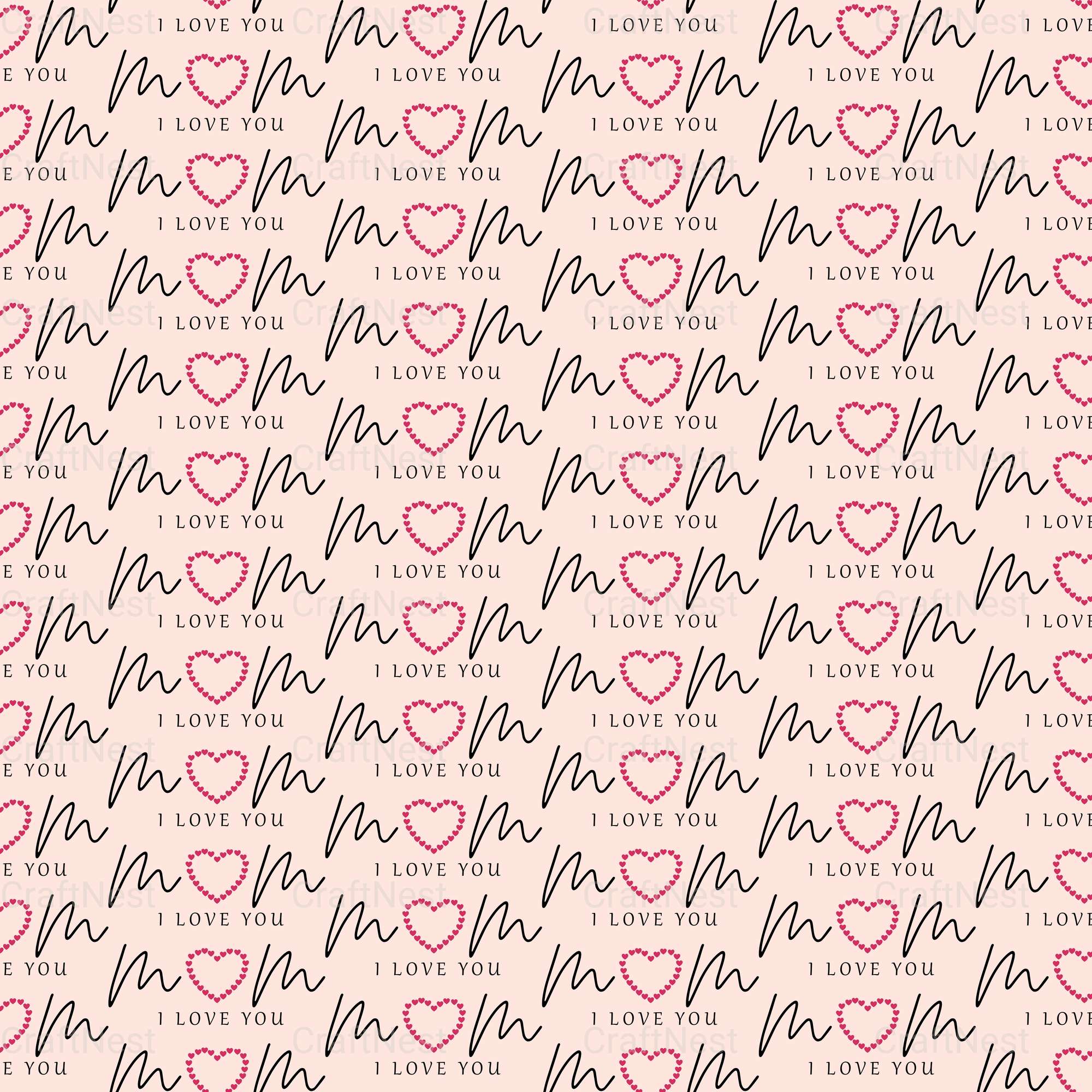 Mother's Day Sublimation Digital Paper - CraftNest - Digital Crafting and Art