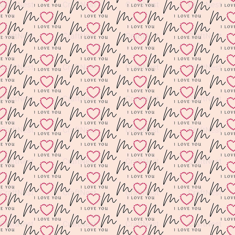 Mother's Day Sublimation Digital Paper - CraftNest - Digital Crafting and Art