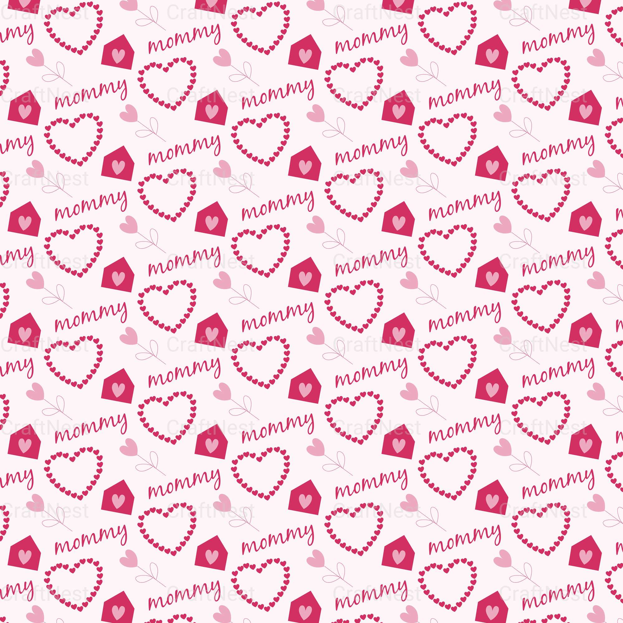 Mother's Day Sublimation Digital Paper - CraftNest - Digital Crafting and Art