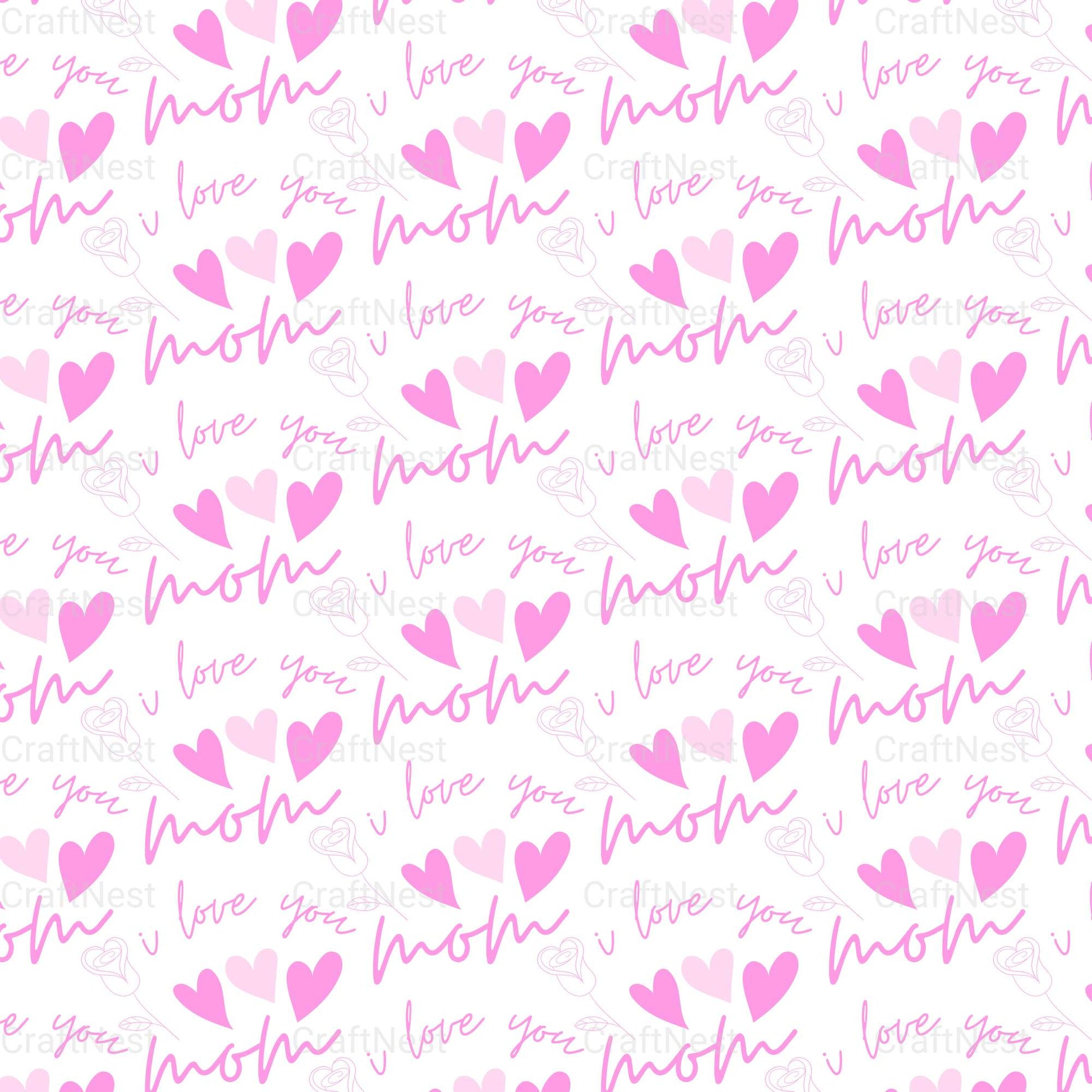 Mother's Day Sublimation Digital Paper - CraftNest - Digital Crafting and Art