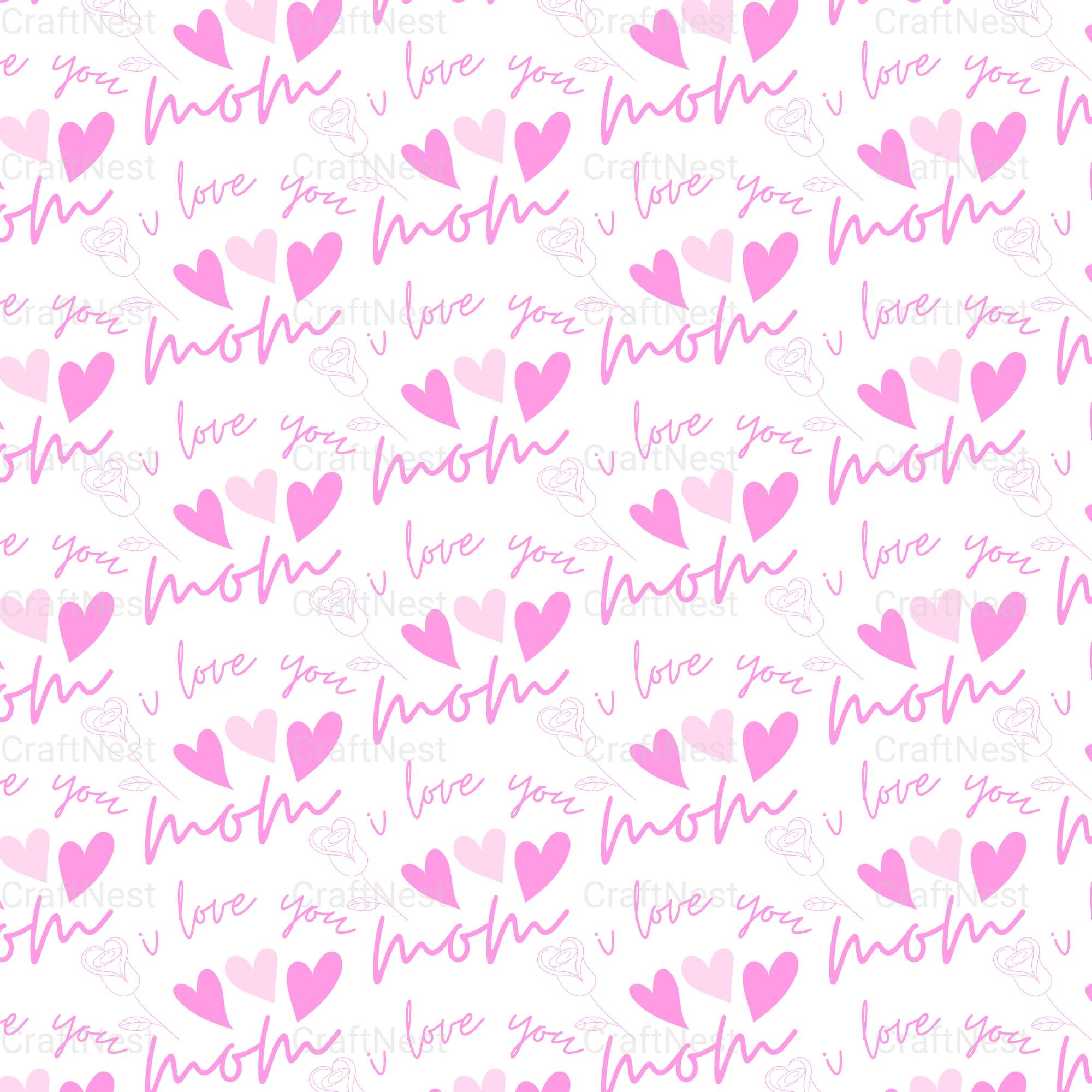 Mother's Day Sublimation Digital Paper - CraftNest - Digital Crafting and Art