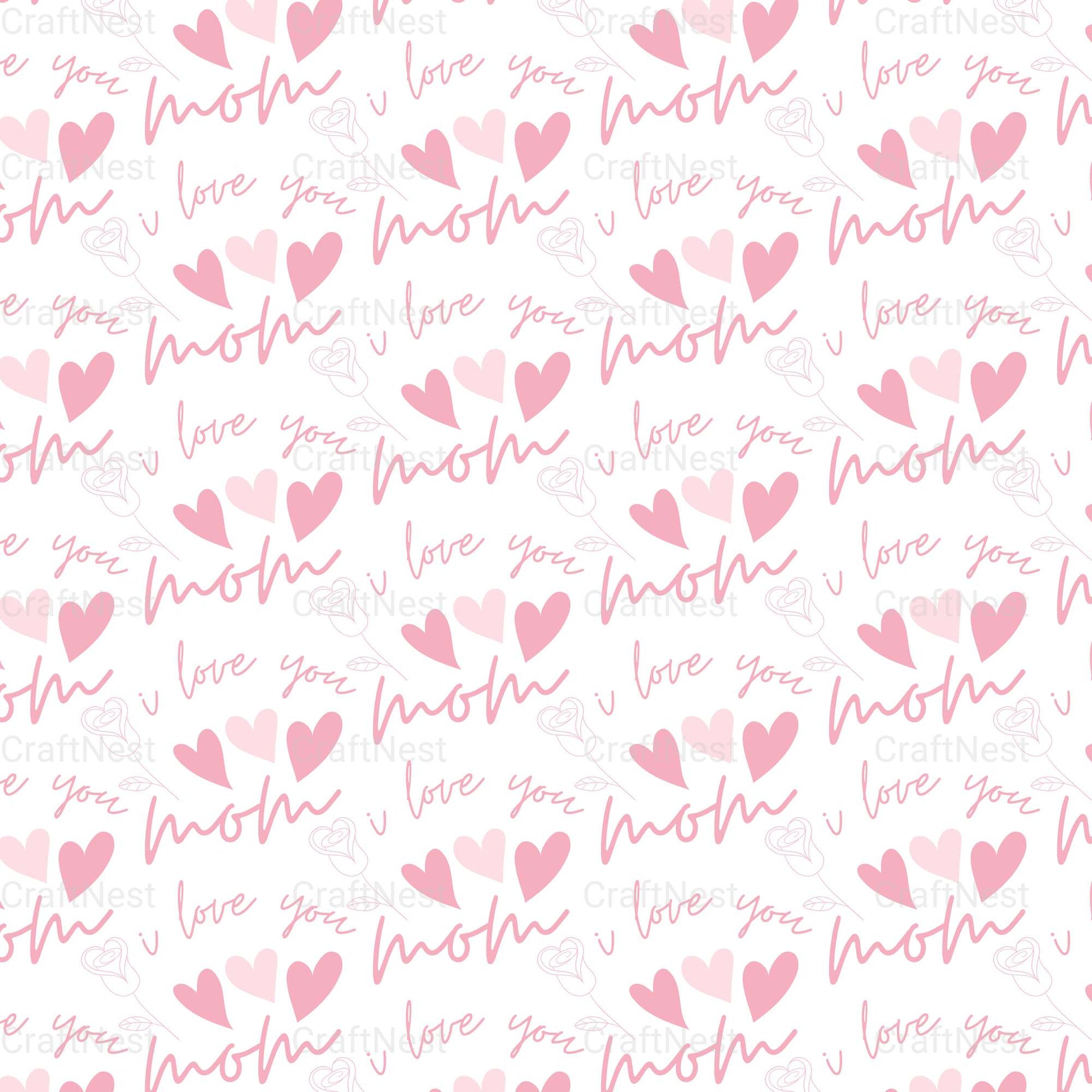 Mother's Day Sublimation Digital Paper - CraftNest - Digital Crafting and Art