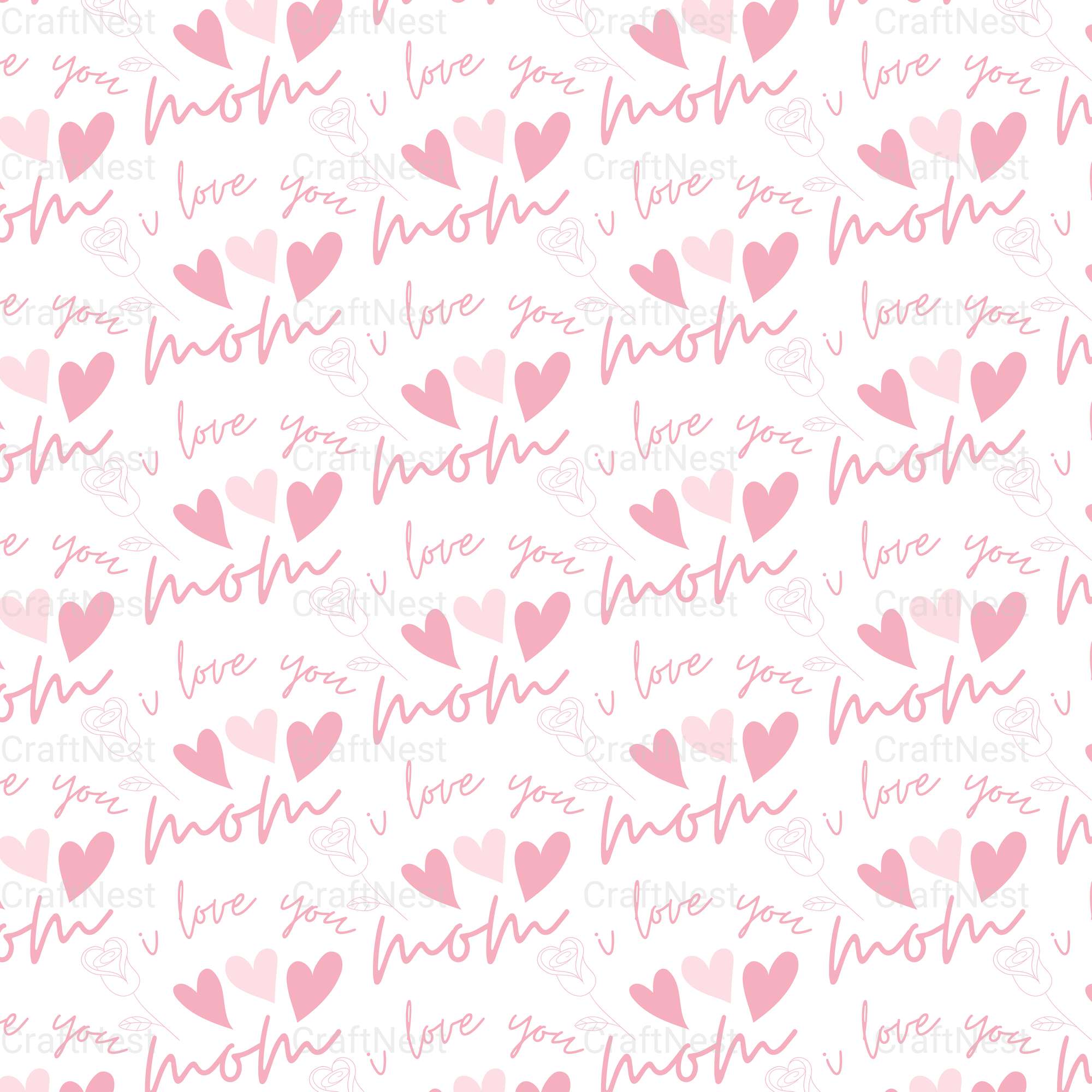 Mother's Day Sublimation Digital Paper - CraftNest - Digital Crafting and Art