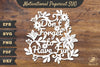 Motivational Floral Papercut SVG Bundle