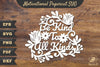 Motivational Floral Papercut SVG Bundle