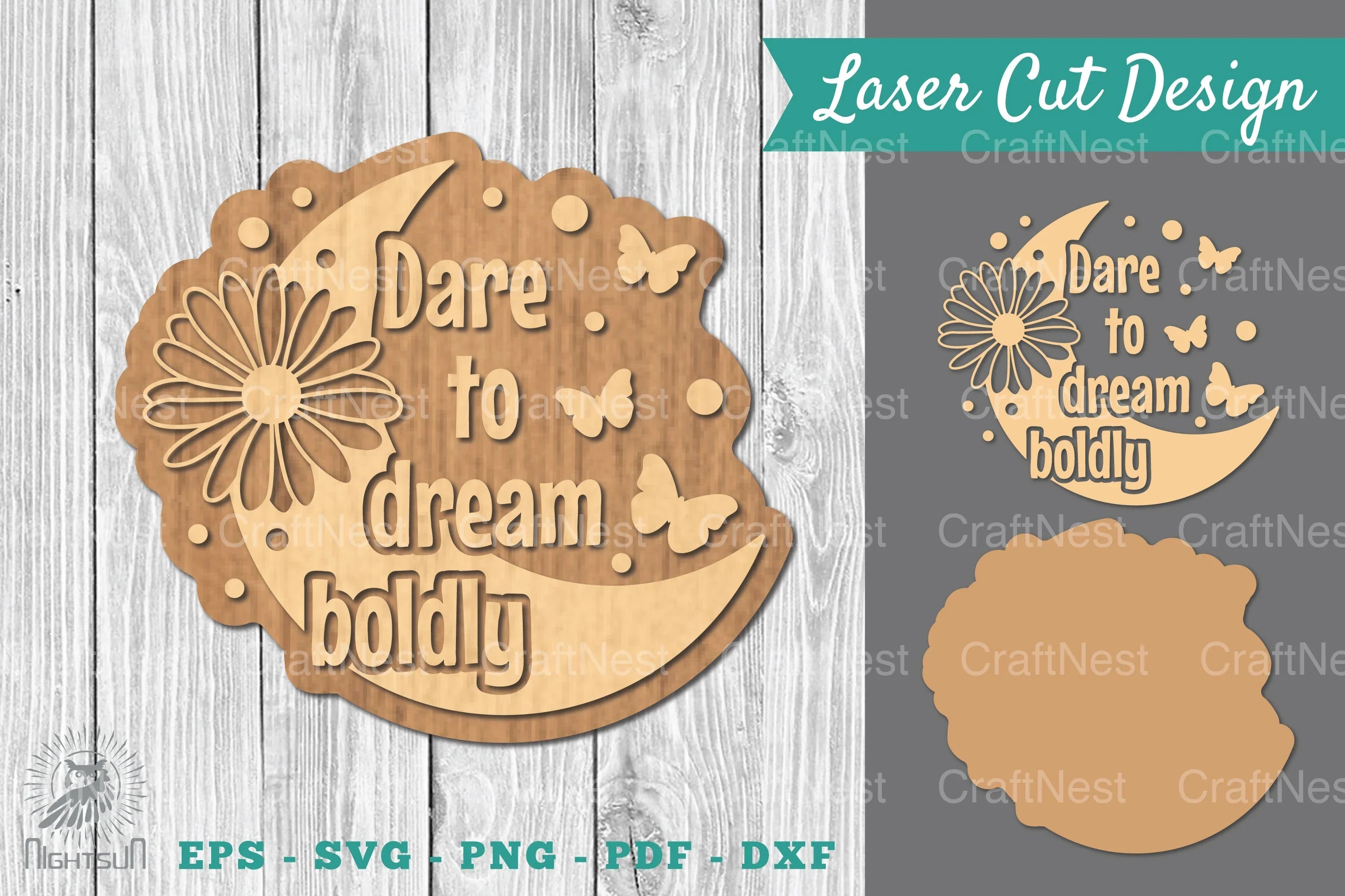 Motivational Laser Cut Decoration SVG Bundle - CraftNest - Digital Crafting and Art