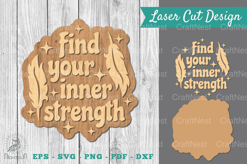Motivational Laser Cut Decoration Clipart Bundle - CraftNest - Digital Crafting and Art