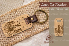 Motivational Quotes Laser Cut Keychain Bundle - CraftNest - Digital Crafting and Art