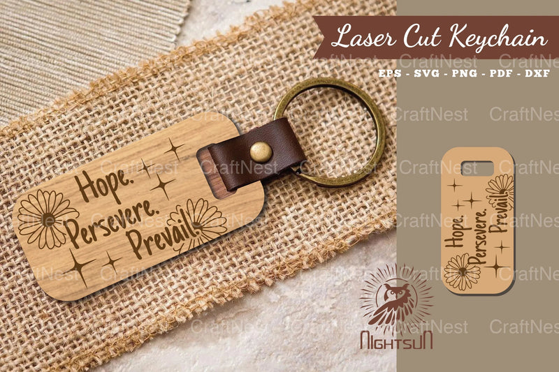 Motivational Quotes Laser Cut Keychain Bundle - CraftNest - Digital Crafting and Art