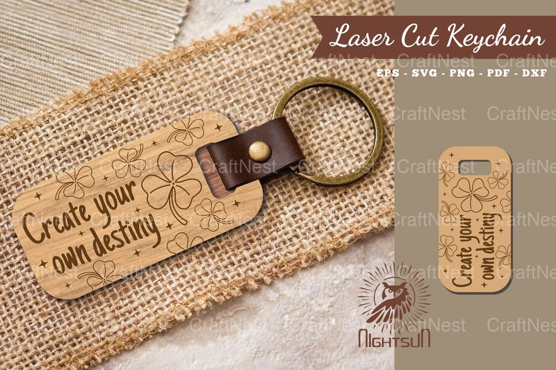Motivational Quotes Laser Cut Keychain Bundle - CraftNest - Digital Crafting and Art
