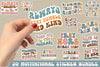 Motivational Retro Sticker Bundle