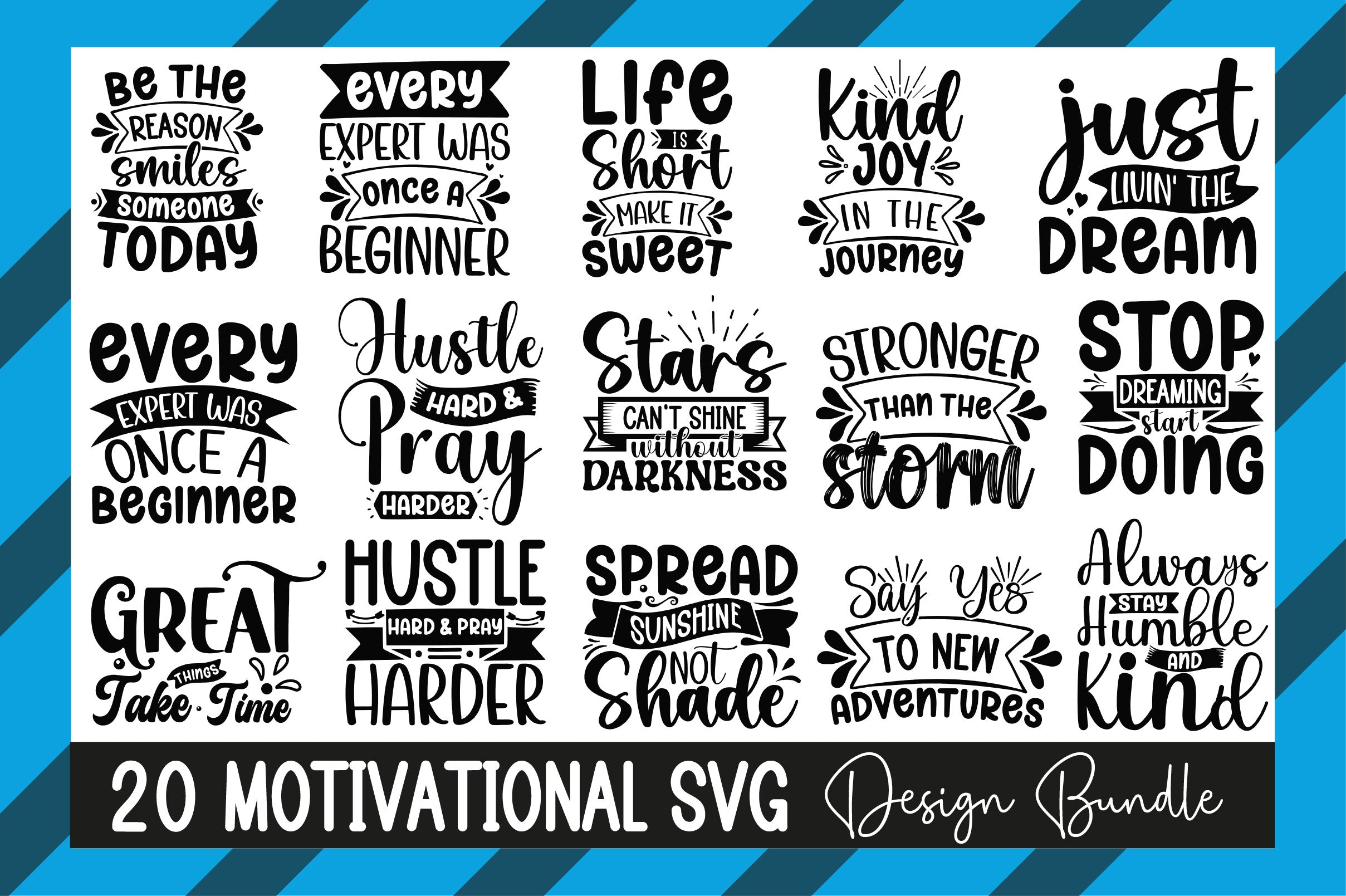 Motivational SVG Bundle 3