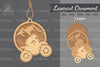 Motocross Laser Cut Ornament Clipart Bundle