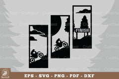 Motocross Racing Home Decor Clipart Bundle - CraftNest - Digital Crafting and Art