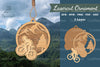 Mountain Bike Laser Cut Ornament Clipart Bundle