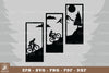 Mountain Biking Home Decor Clipart Bundle