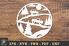 Mountain Car Papercut Clipart Bundle
