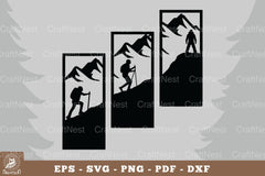 Mountain Climbing Home Decor Clipart Bundle - CraftNest - Digital Crafting and Art
