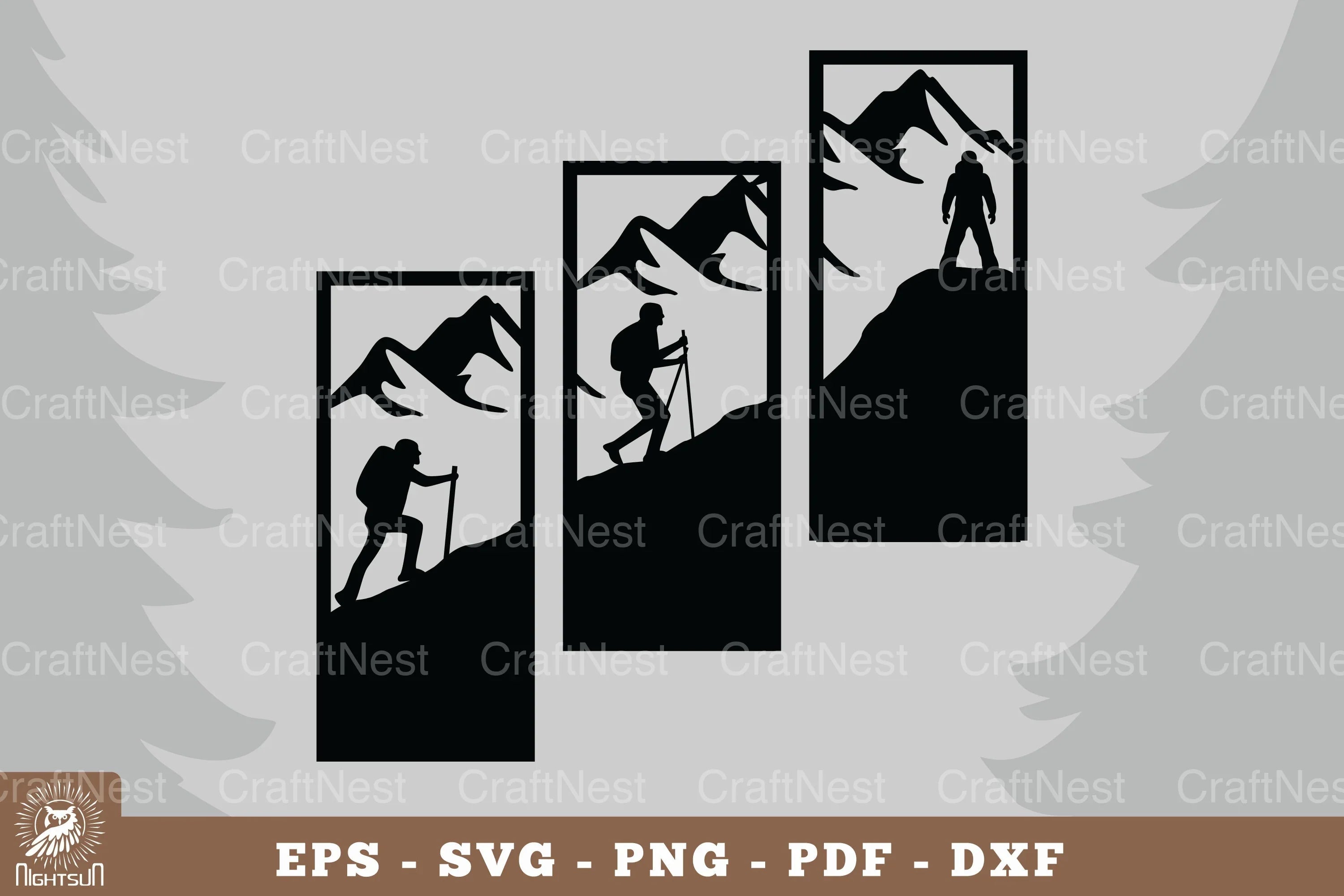Mountain Climbing Home Decor Clipart Bundle - CraftNest - Digital Crafting and Art