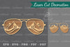 Mountain Glasses Laser Cut Decoration Clipart Bundle