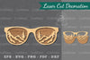 Mountain Glasses Laser Cut Decoration Clipart Bundle
