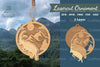 Mountain Goat Laser Cut Ornament Clipart Bundle