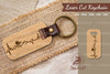 Mountain Heartbeat Laser Cut Keychain SVG Bundle