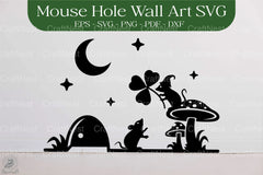 St. Patrick's Day Mouse Hole SVG Bundle - CraftNest - Digital Crafting and Art