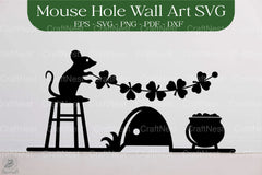 St. Patrick's Day Mouse Hole SVG Bundle - CraftNest - Digital Crafting and Art