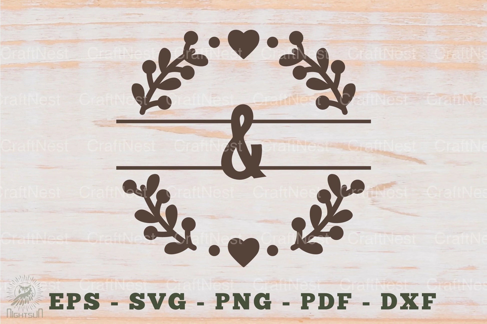 Mr and Mrs Split Monogram SVG Bundle - CraftNest - Digital Crafting and Art