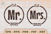 Mr and Mrs Love Couple SVG Bundle