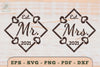 Mr and Mrs Love Couple SVG Bundle