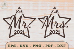 Mr and Mrs Love Couple SVG Bundle - CraftNest - Digital Crafting and Art