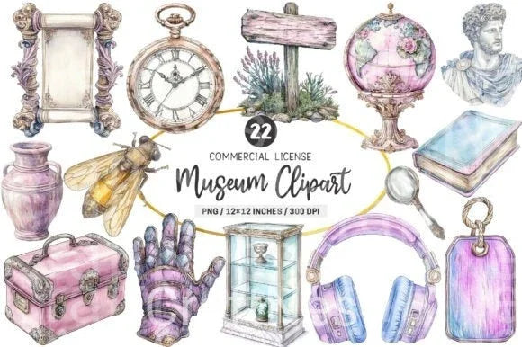Ultimate Museum Clipart Bundle - CraftNest - Digital Crafting and Art