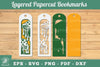 Mushroom 3D Papercut Bookmarks Clipart Bundle