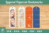 Mushroom 3D Papercut Bookmarks Clipart Bundle