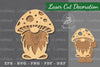 Mushroom Gnome Laser Cut Decoration Clipart Bundle