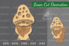 Mushroom Gnome Laser Cut Decoration Clipart Bundle