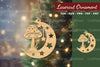 Mushroom Moon Lasercut Ornament SVG Bundle