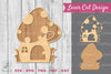 Mushroom Laser Cut Decoration Clipart Bundle