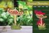 Mushroom Laser Cut Decoration Clipart Bundle