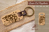 Mushroom Laser Cut Keychain Design Bundle