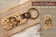 Mushroom Laser Cut Keychain Design Bundle - CraftNest - Digital Crafting and Art
