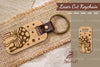 Mushroom Laser Cut Keychain Design Bundle