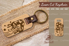 Mushroom Laser Cut Keychain Design Bundle - CraftNest - Digital Crafting and Art