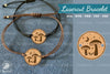 Mushroom Lasercut Bracelet Design Bundle