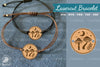 Mushroom Lasercut Bracelet Design Bundle