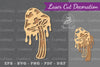 Mushroom Melted Laser Cut Decoration Clipart Bundle